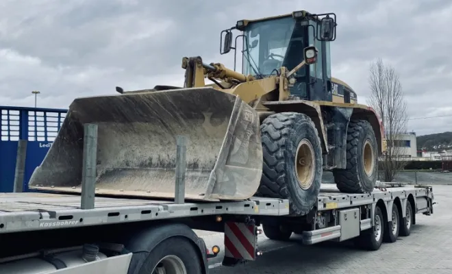 Engins de TP, Rouen, ELTS – Étienne Leloup Transports Spéciaux